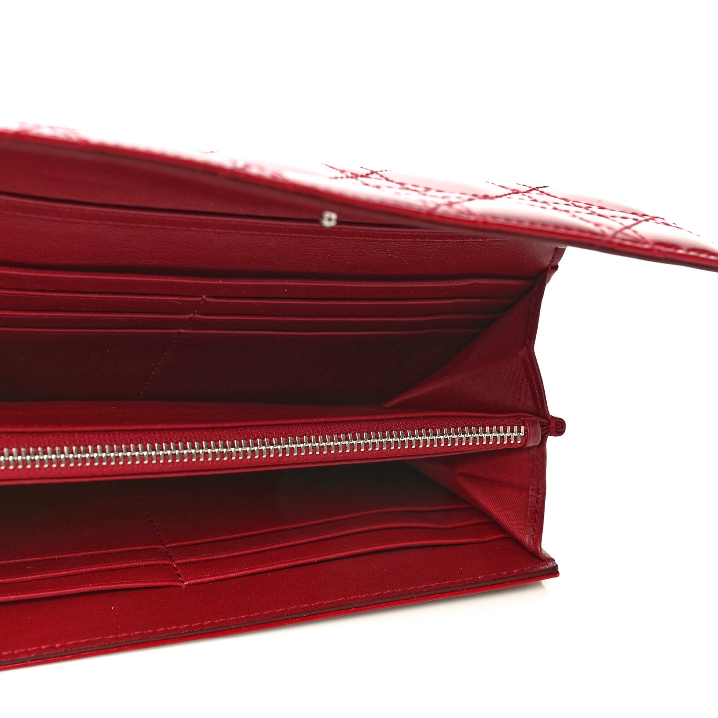 Patent Cannage Rendezvous Chain Wallet Red