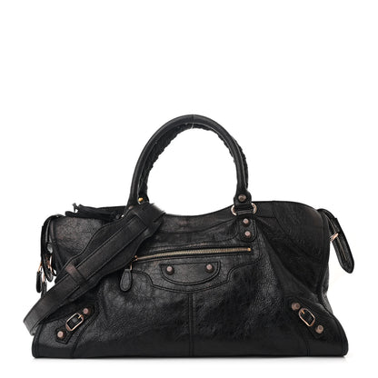 Balenciaga Agneau Giant 12 Rose Gold Hardware Part Time Black 1 of 12