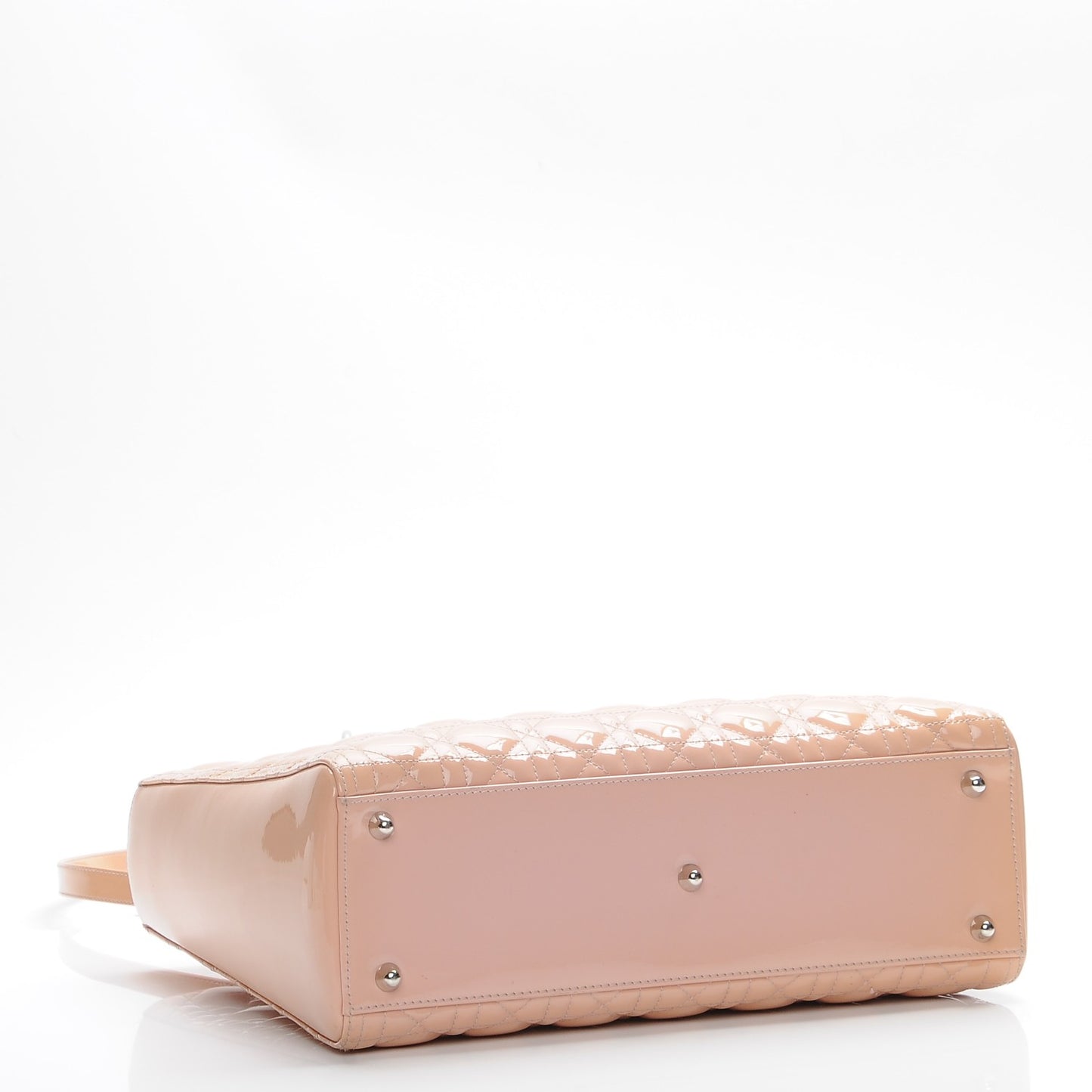 Patent Cannage Large Lady Dior Light Pink