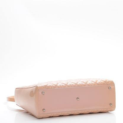 Christian Dior Patent Cannage Large Lady Dior Light Pink 5 of 9