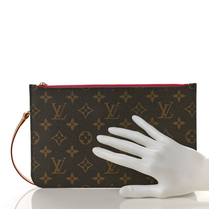 Louis Vuitton Monogram Neverfull MM GM Pochette Pivoine 2 of 8