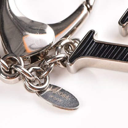 Louis Vuitton Fleur d'Epi Bag Charm Black 4 of 4