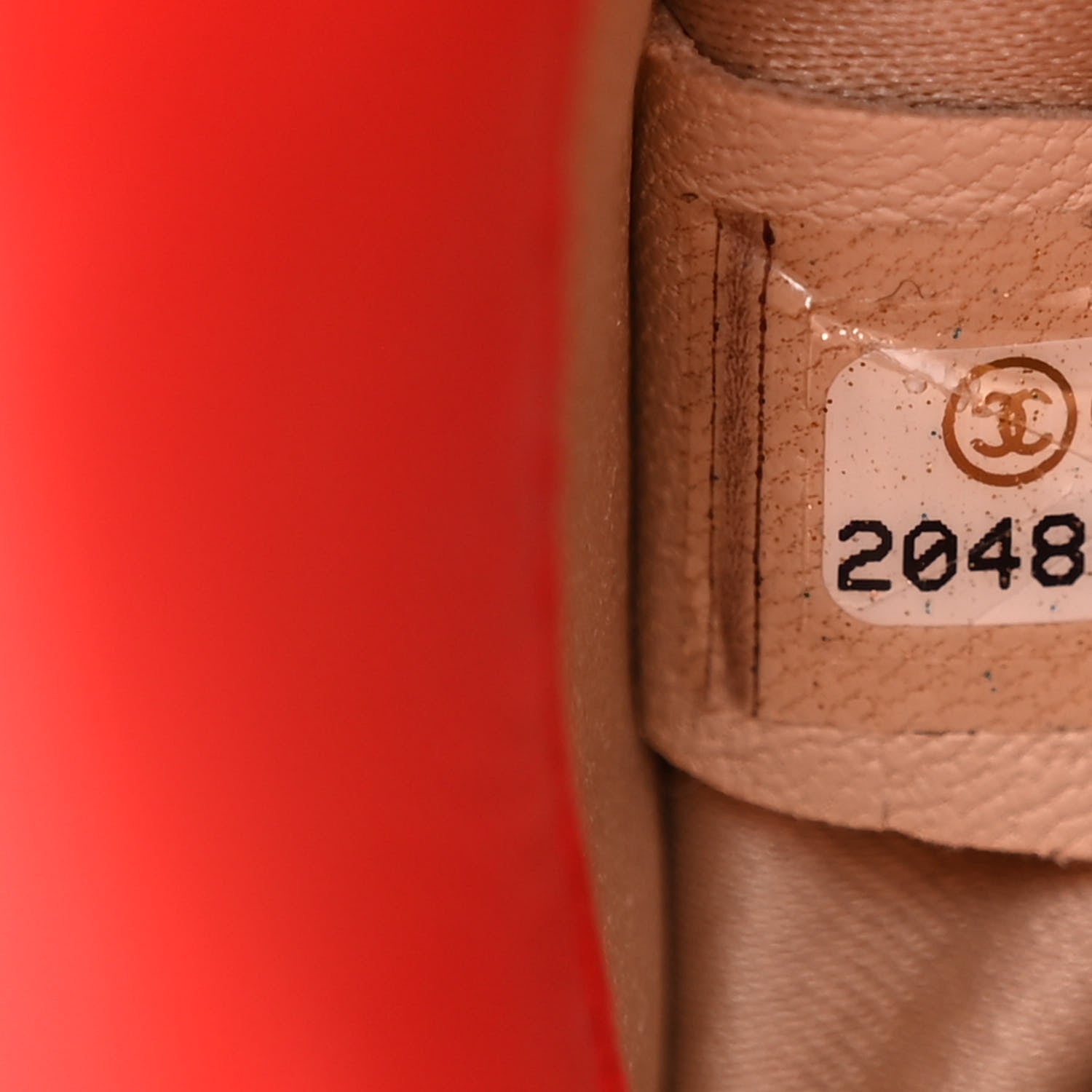 Chanel Lambskin Quilted Golden Class Wallet on Chain WOC Red 7 of 14