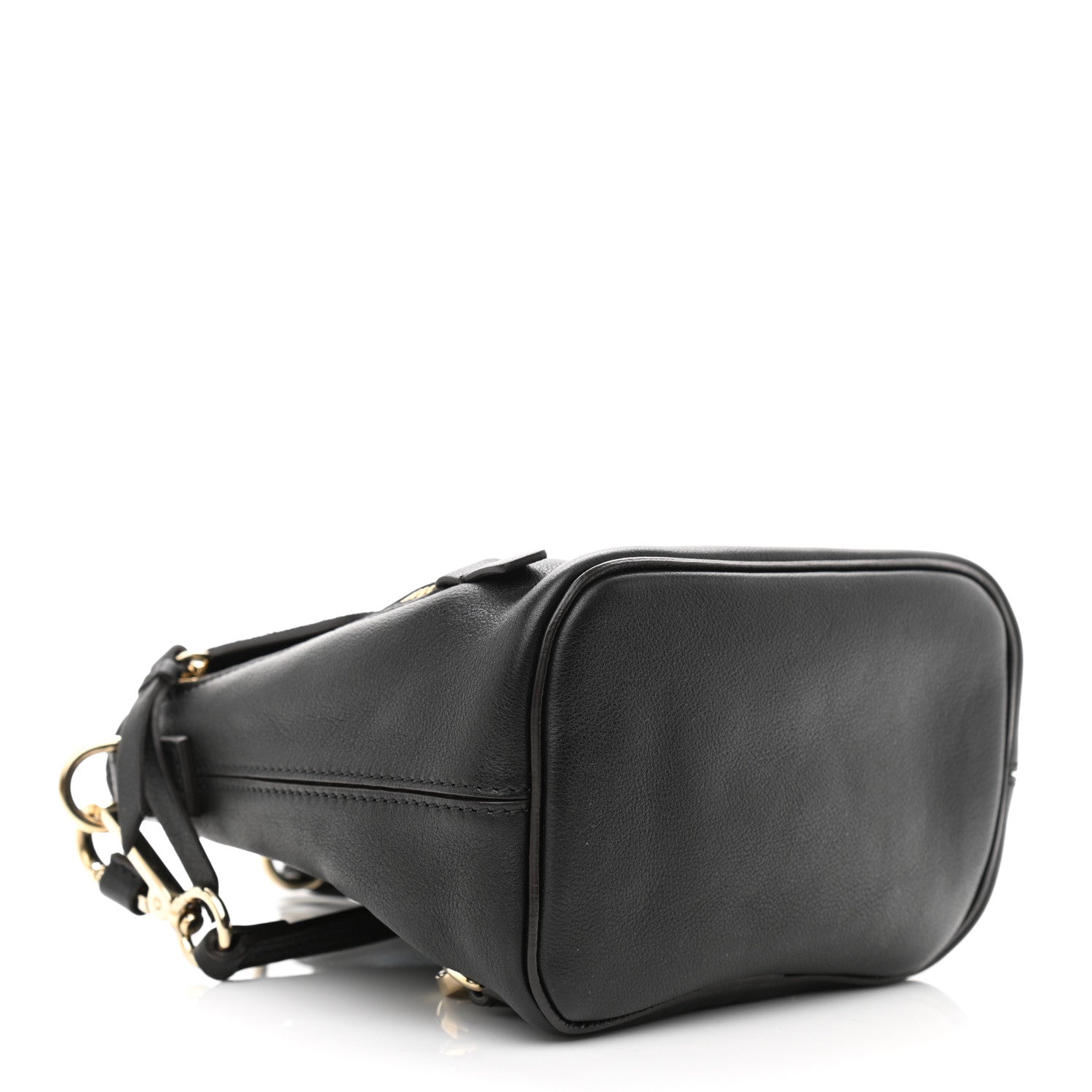 Chloe Suede Calfskin Mini Faye Backpack Black 4 of 11