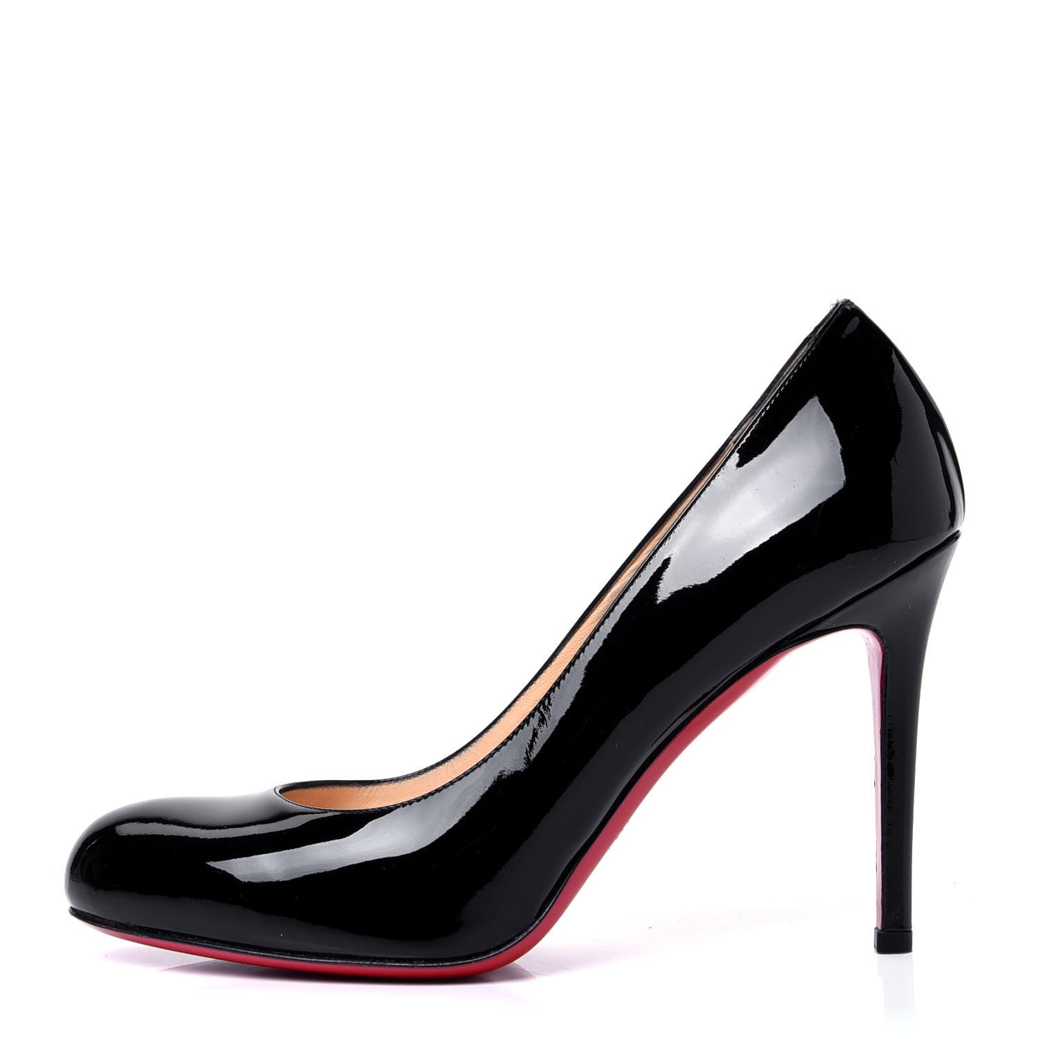 Christian Louboutin Patent Simple 100 Pumps 39 Black 1 of 8