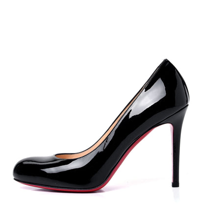 Christian Louboutin Patent Simple 100 Pumps 39 Black 1 of 8