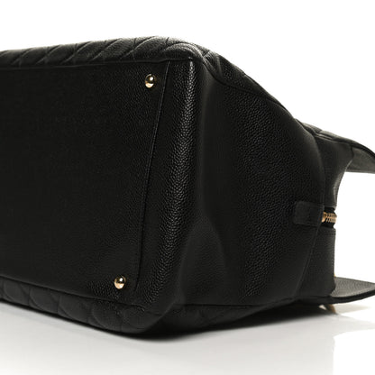 Chanel Caviar Quilted Grand Timeless Tote GTT Black 10 of 12