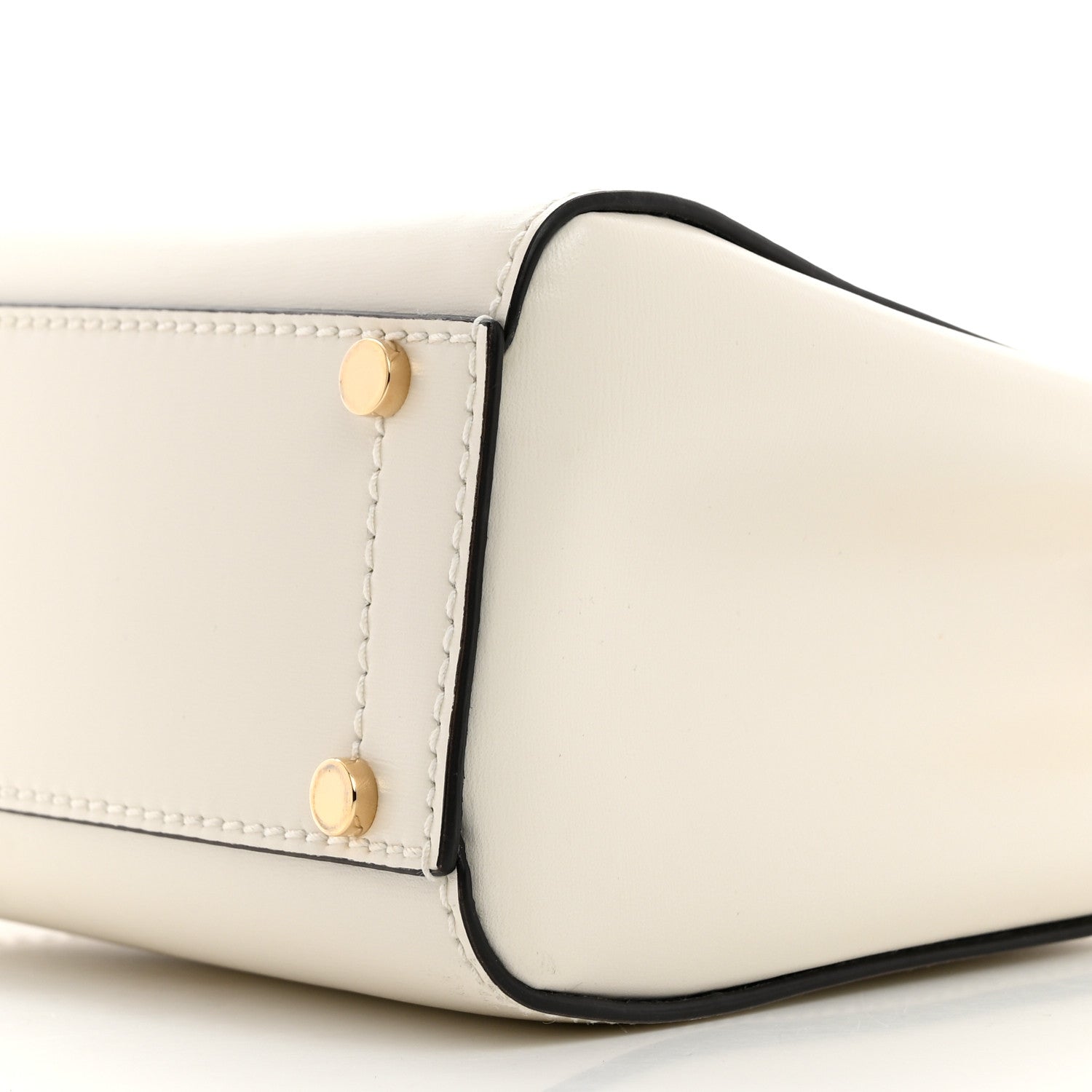 Jimmy Choo Calfskin Mini Varenne Top Handle Satchel White 10 of 10