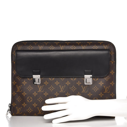Louis Vuitton Monogram Macassar Porte Document 2 of 7