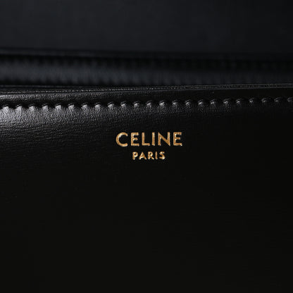 Celine Shiny Calfskin Medium Triomphe Black 5 of 11