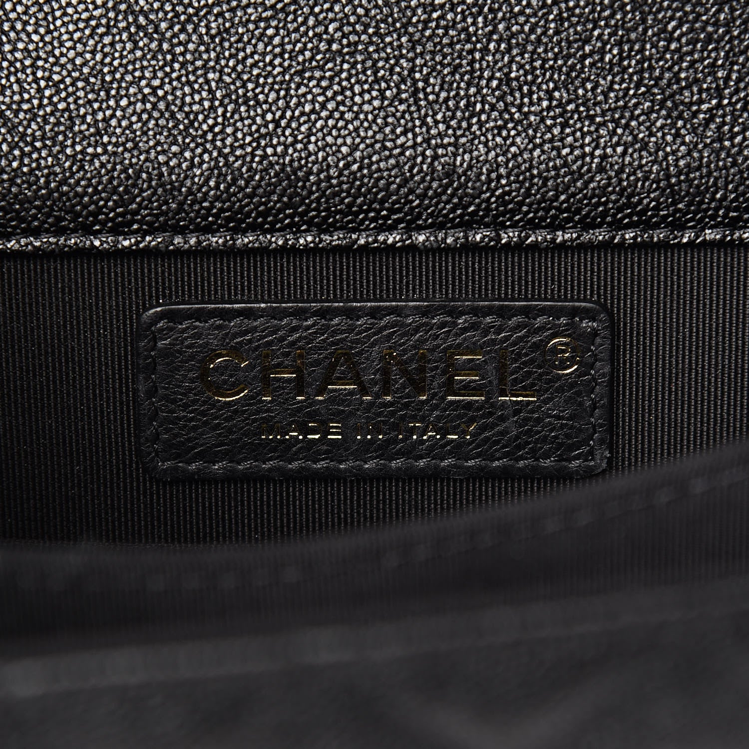 Chanel Caviar Quilted North South Boy Flap Black 6 of 11