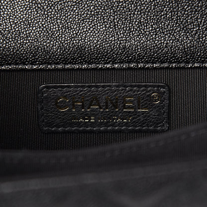 Chanel Caviar Quilted North South Boy Flap Black 6 of 11