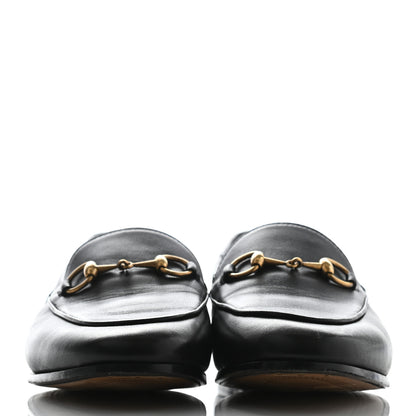 Gucci Lambskin Womens Brixton Horsebit Loafers 35.5 Black 2 of 7
