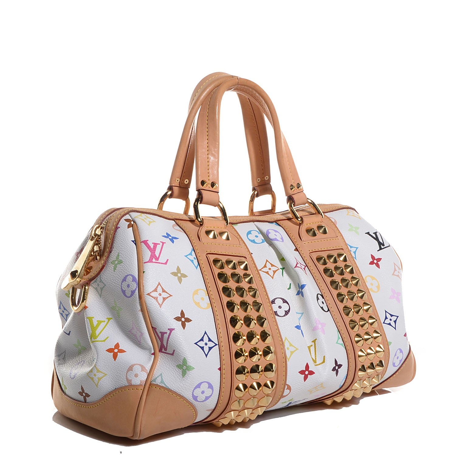 Louis Vuitton Monogram Multicolor Courtney MM White 3 of 7