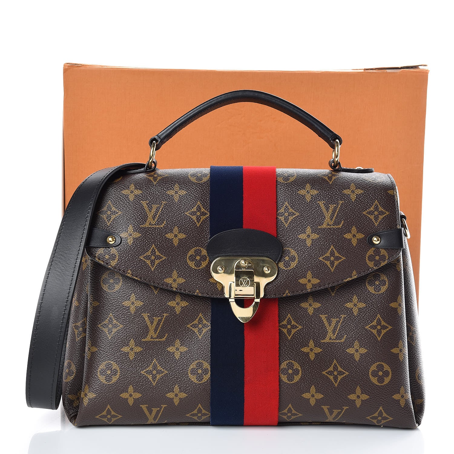 Louis Vuitton Monogram Georges MM Marine Cherry 10 of 10