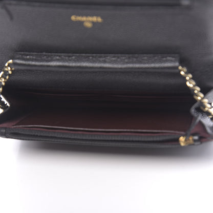 Chanel Caviar Quilted Wallet On Chain WOC Black 5 of 12