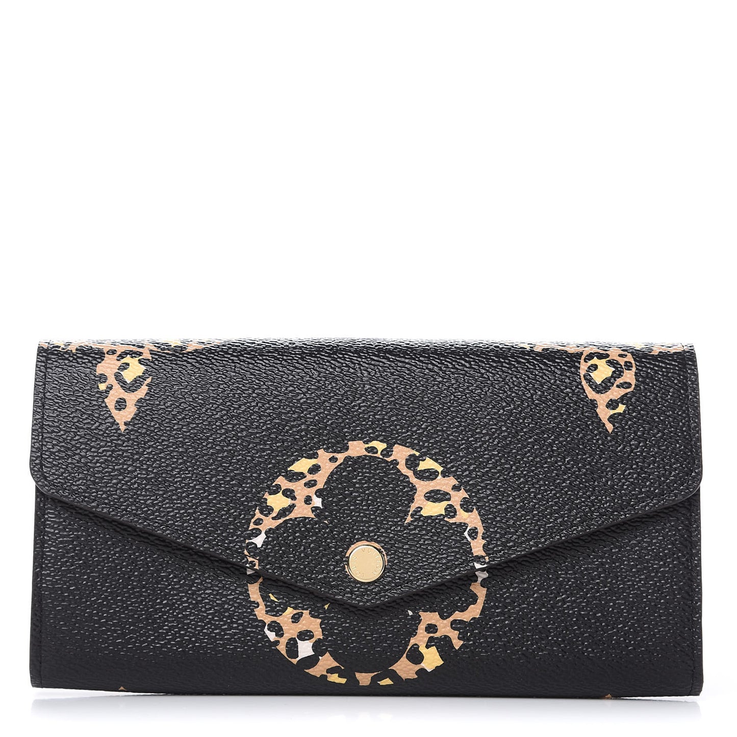 Monogram Giant Jungle Sarah Wallet Black
