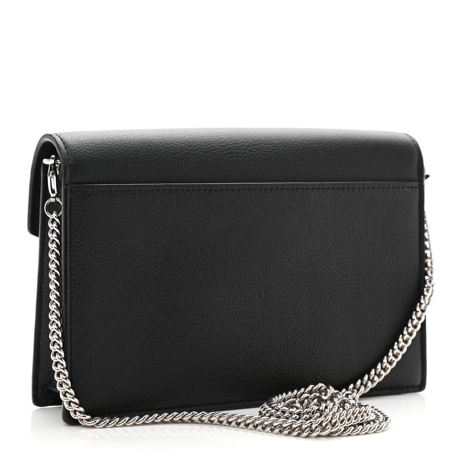 Louis Vuitton Soft Calfskin My Lockme Chain Pochette Black 3 of 10