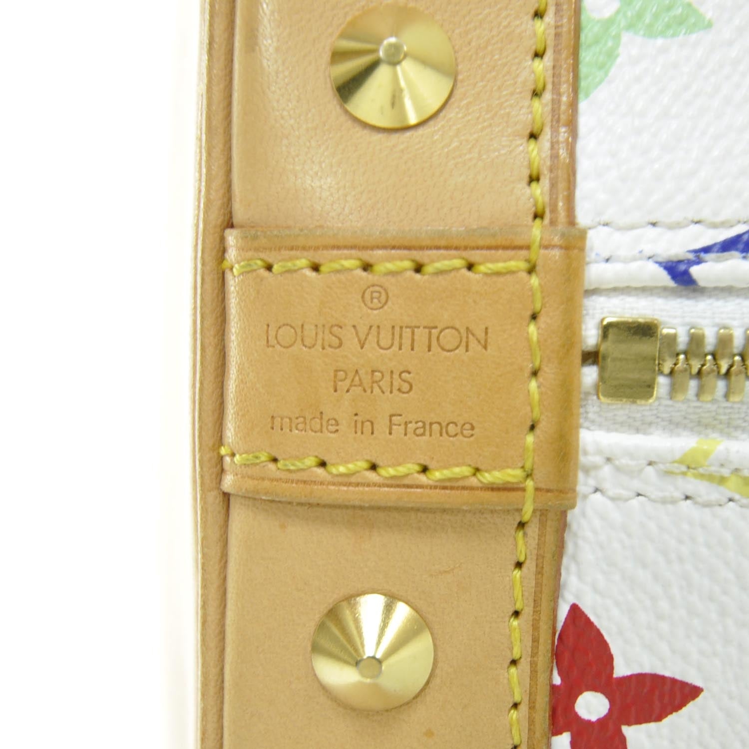 Louis Vuitton Monogram Multicolor Alma White 7 of 8