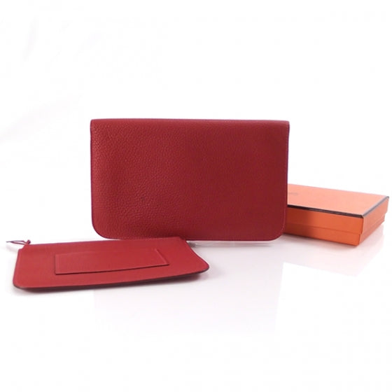 Togo Dogon Compact Wallet Red
