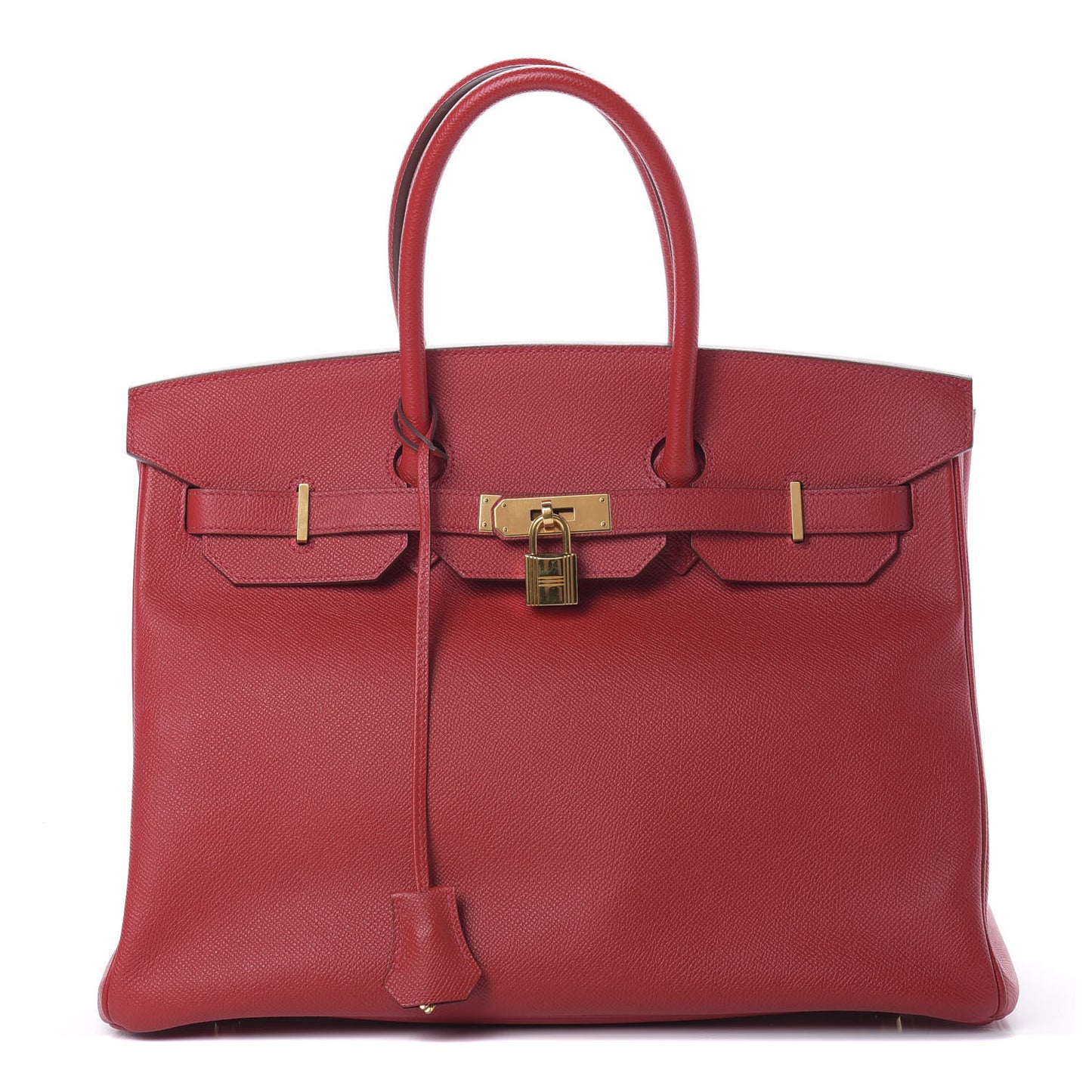 Epsom Birkin 35 Rouge Casaque