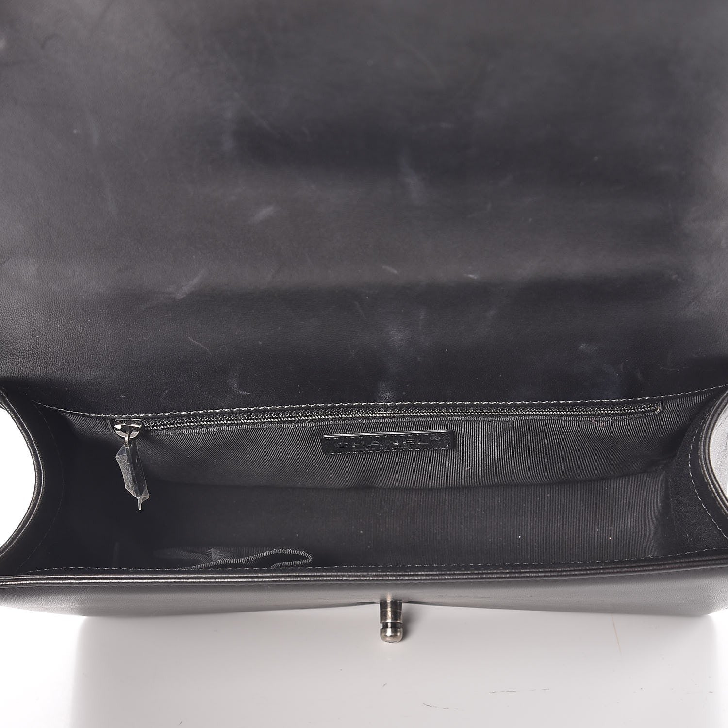Chanel Lambskin Quilted New Medium Boy Flap Black 5 of 9