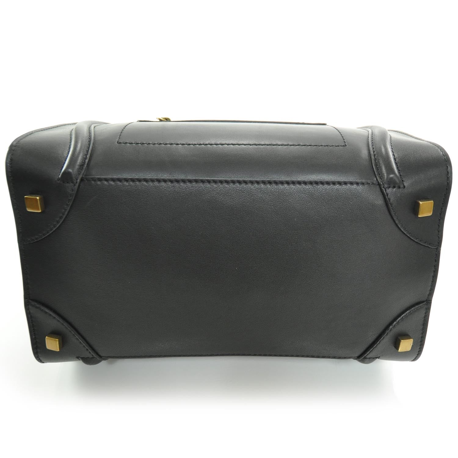 Celine Smooth Calfskin Mini Luggage Black 4 of 8