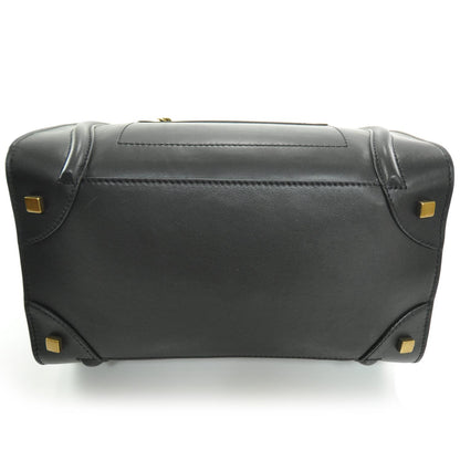 Celine Smooth Calfskin Mini Luggage Black 4 of 8