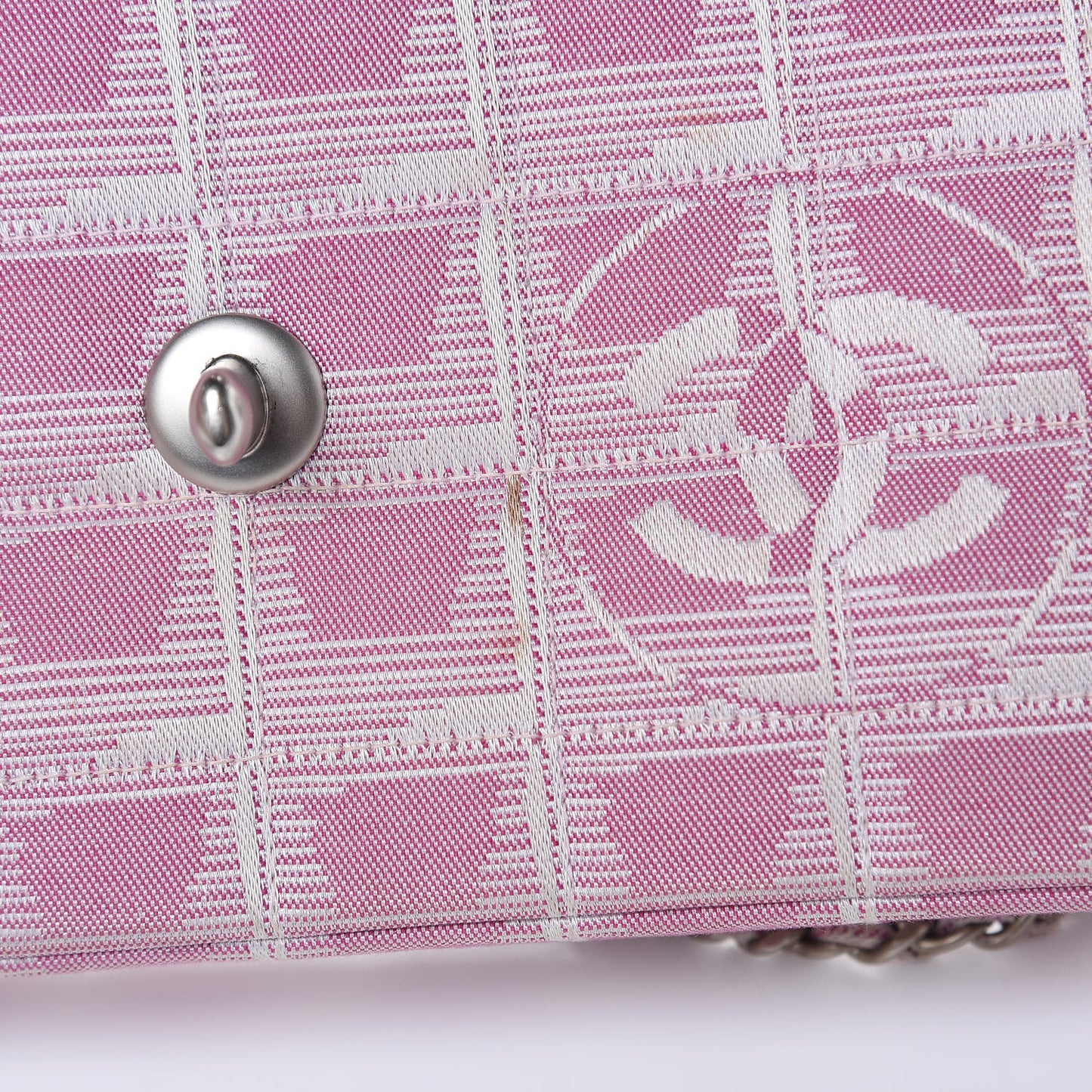 Nylon Travel East West Flap Pink