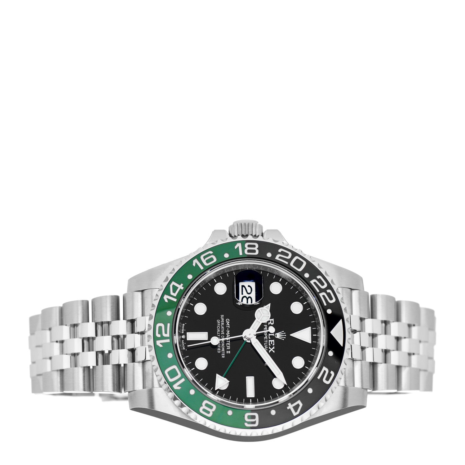 Rolex Stainless Steel 40mm Oyster Perpetual Date GMT Master Ⅱ Sprite Watch 126720VTNR 2 of 5