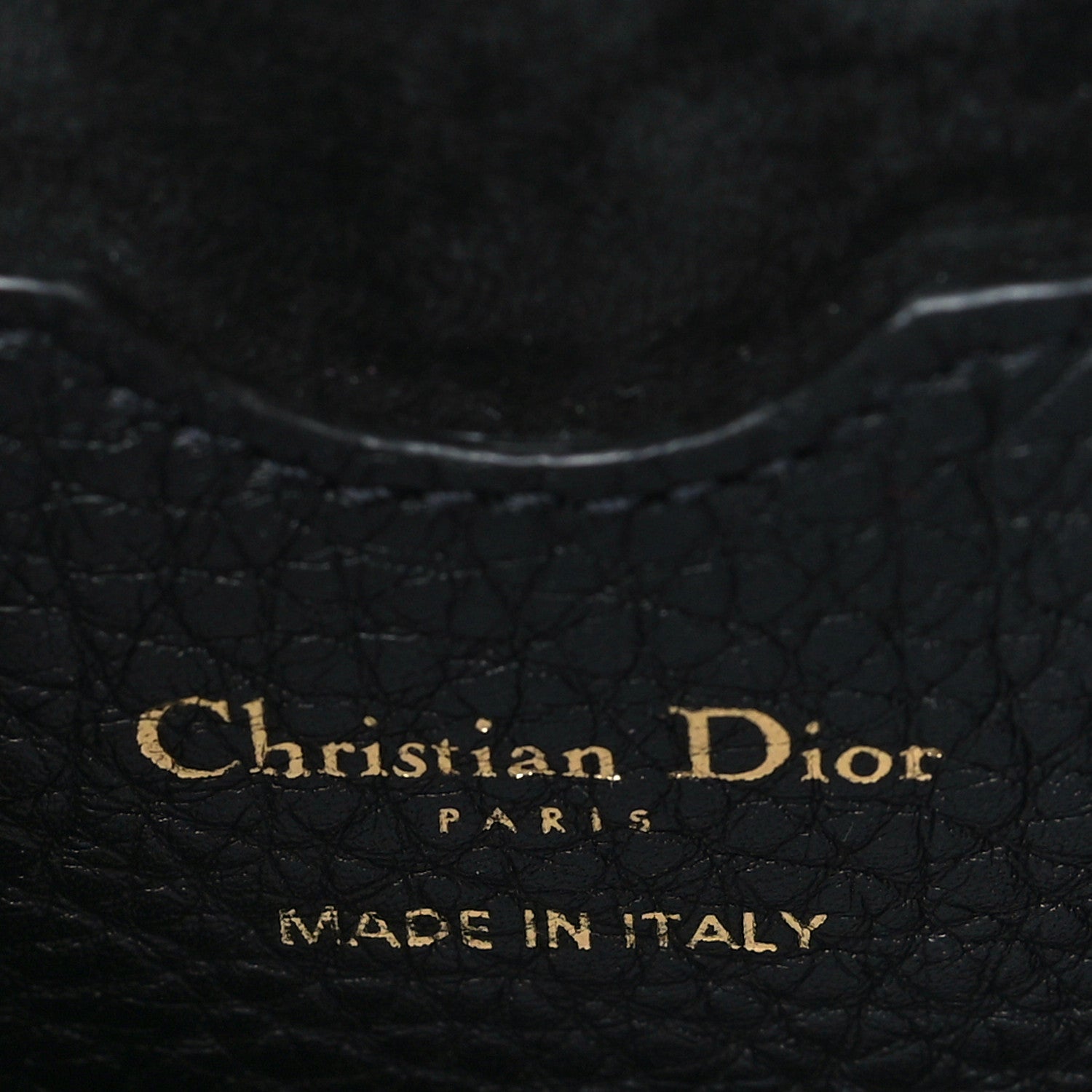Christian Dior Grained Calfskin Large Bobby Flap Black 6 of 9
