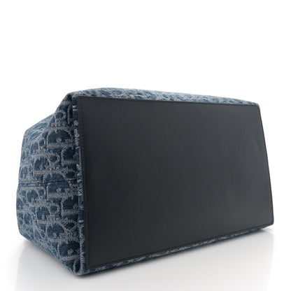 Christian Dior Denim Jacquard Oblique Medium Toujours Blue 5 of 13