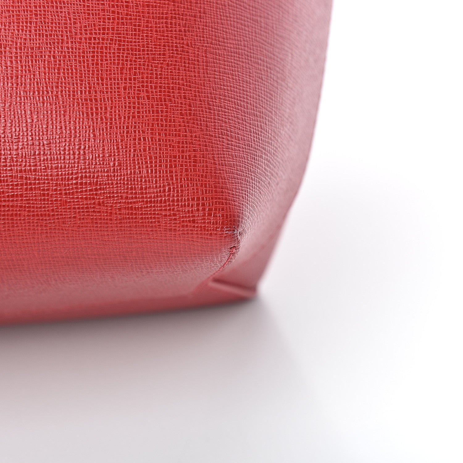 Mansur Gavriel Saffiano Mini Bucket Bag Flamma 10 of 11