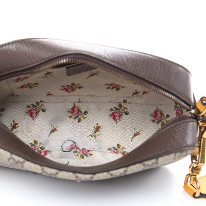 Gucci GG Supreme Monogram Web Neo Vintage Shoulder Bag Beige New Acero Crop 5 of 16
