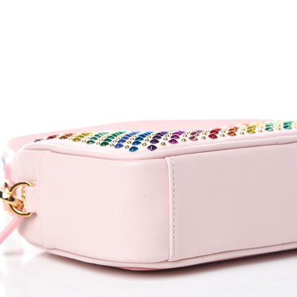 MCM Nappa Skyoptic Roboter Studded Crossbody Bag Lotus 12 of 13
