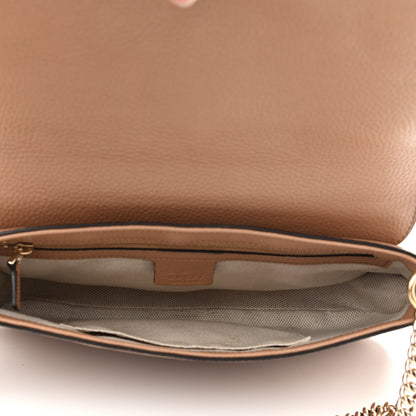 Gucci Pebbled Calfskin Medium Soho Flap Crossbody Camelia 5 of 10