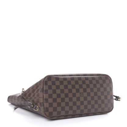 Louis Vuitton Damier Ebene Neo Neverfull MM Rose Ballerine 4 of 15