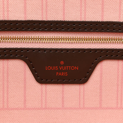 Louis Vuitton Damier Ebene Neo Neverfull MM Rose Ballerine 6 of 14