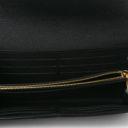 Louis Vuitton Empreinte Sarah Wallet NM Black 10 of 10
