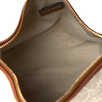 Loewe Jacquard Anagram Calfskin Small Cubi Bag Ecru Tan 5 of 7