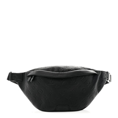 Louis Vuitton Calfskin Monogram Shadow Discovery Bumbag Black 1 of 9