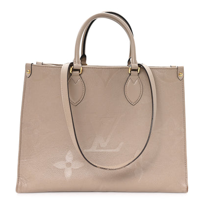 Louis Vuitton Empreinte Monogram Giant Onthego MM Tourterelle 1 of 10