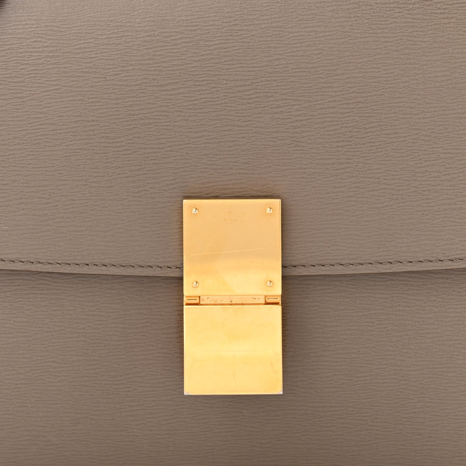Celine Liege Calfskin Medium Classic Box Flap Bag Taupe 8 of 11