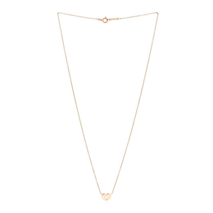 Tiffany 18K Yellow Gold Diamond Paloma Picasso Modern Heart Pendant Necklace 2 of 5