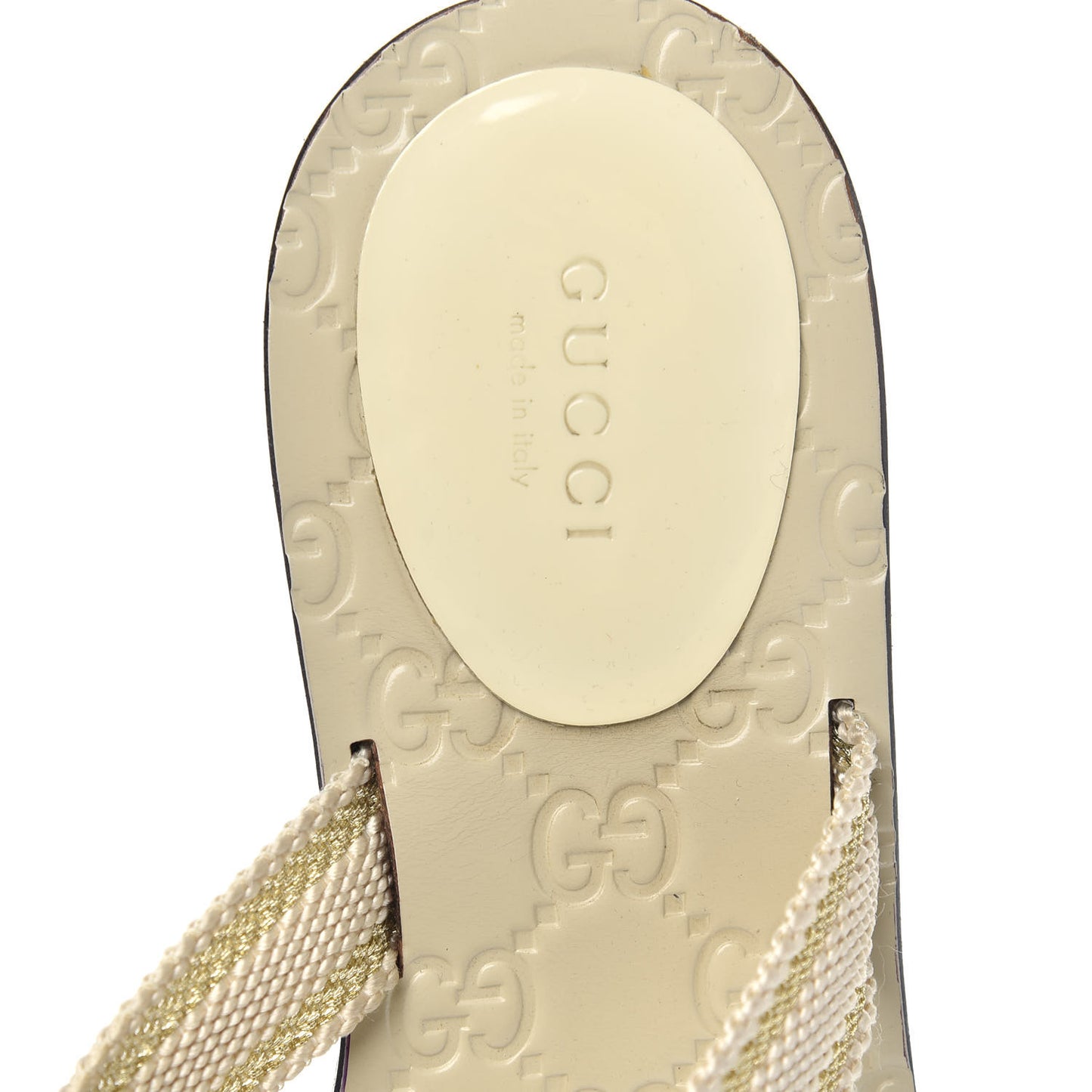Web Thong Sandals 39 Beige