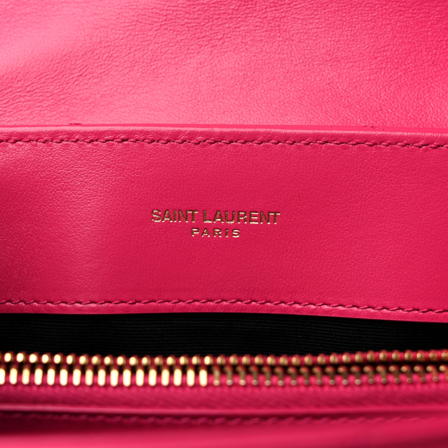 Calfskin Y Quilted Monogram Small Loulou Chain Satchel Fresh Fuchsia