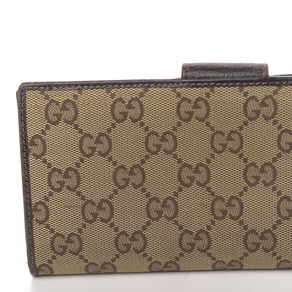 Gucci Monogram Abbey Continental Wallet Dark Brown 9 of 15