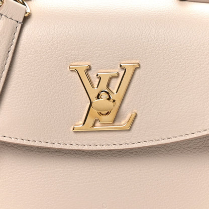 Louis Vuitton Soft Calfskin Mini Lockme Ever Greige 7 of 9