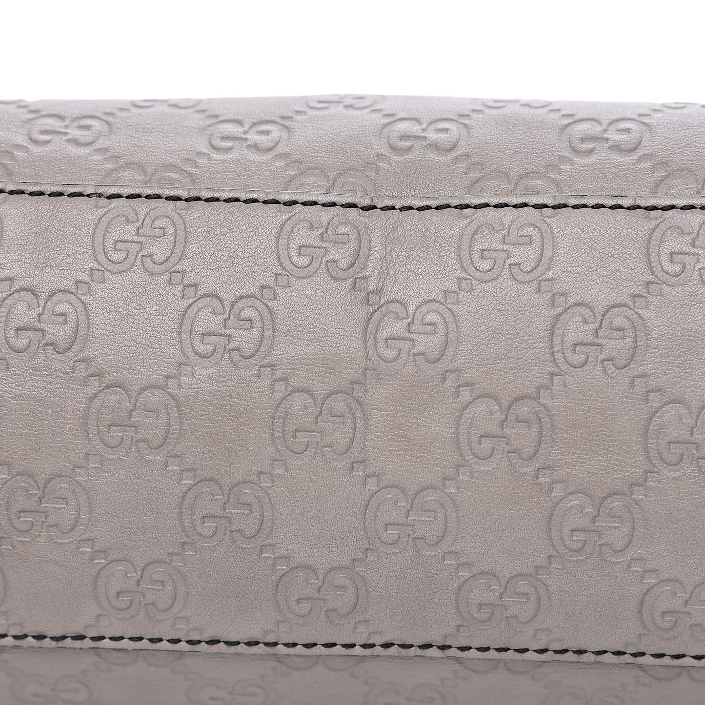 Soft Guccissima Large Emily Chain Shoulder Bag Storm Grey