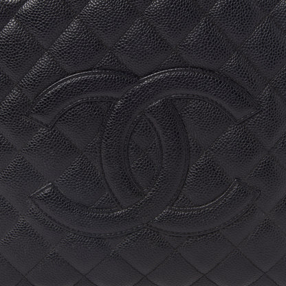 Chanel Caviar Quilted Grand Shopping Tote GST Black 8 of 10